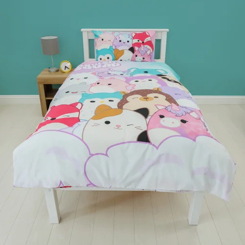 Squishmallows Bright Single Panel Duvet Set - Single Image 1