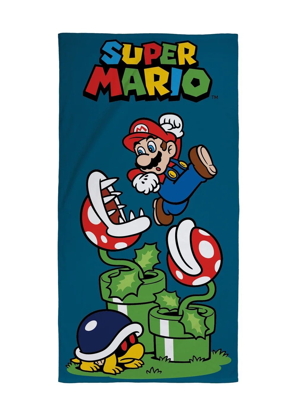 Super Mario Leaping Towel - 70x140cm Image 1
