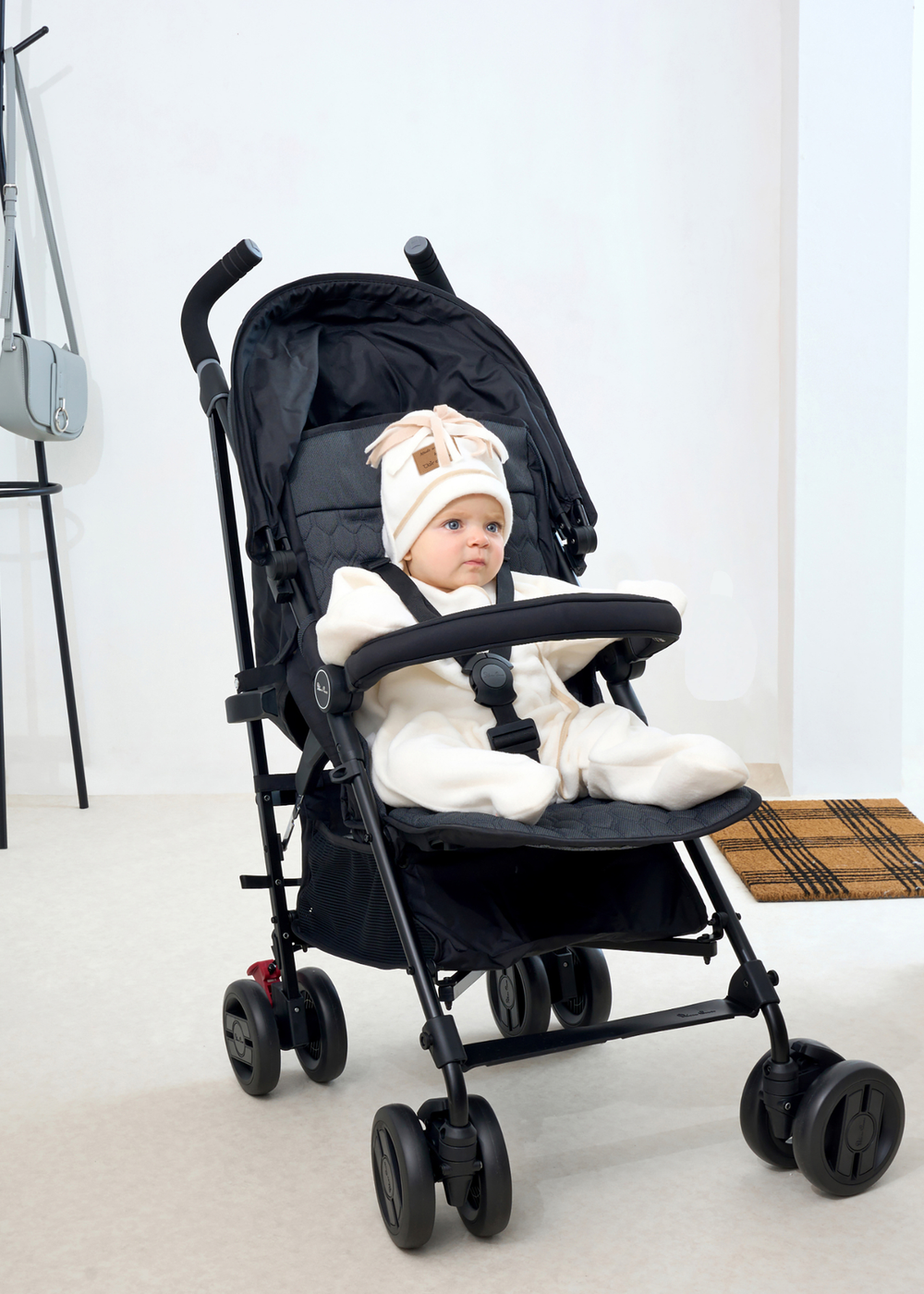 Clair de Lune Star Fleece Cream Wrap Blanket - Up to 1 Month Image 6