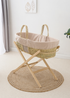 Clair de Lune Cord Reversible Palm Moses Basket & Stand Bundle - One Size Image 2