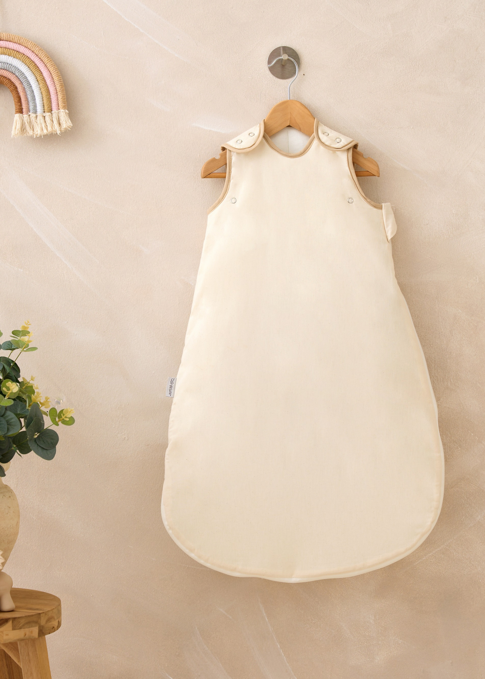 Clair de Lune Cream Organic Sleeping Bag - Newborn Image 2