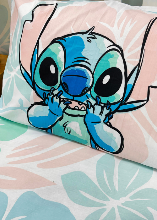 Disney Stitch Floral Garden Duvet Set - Single Image 3