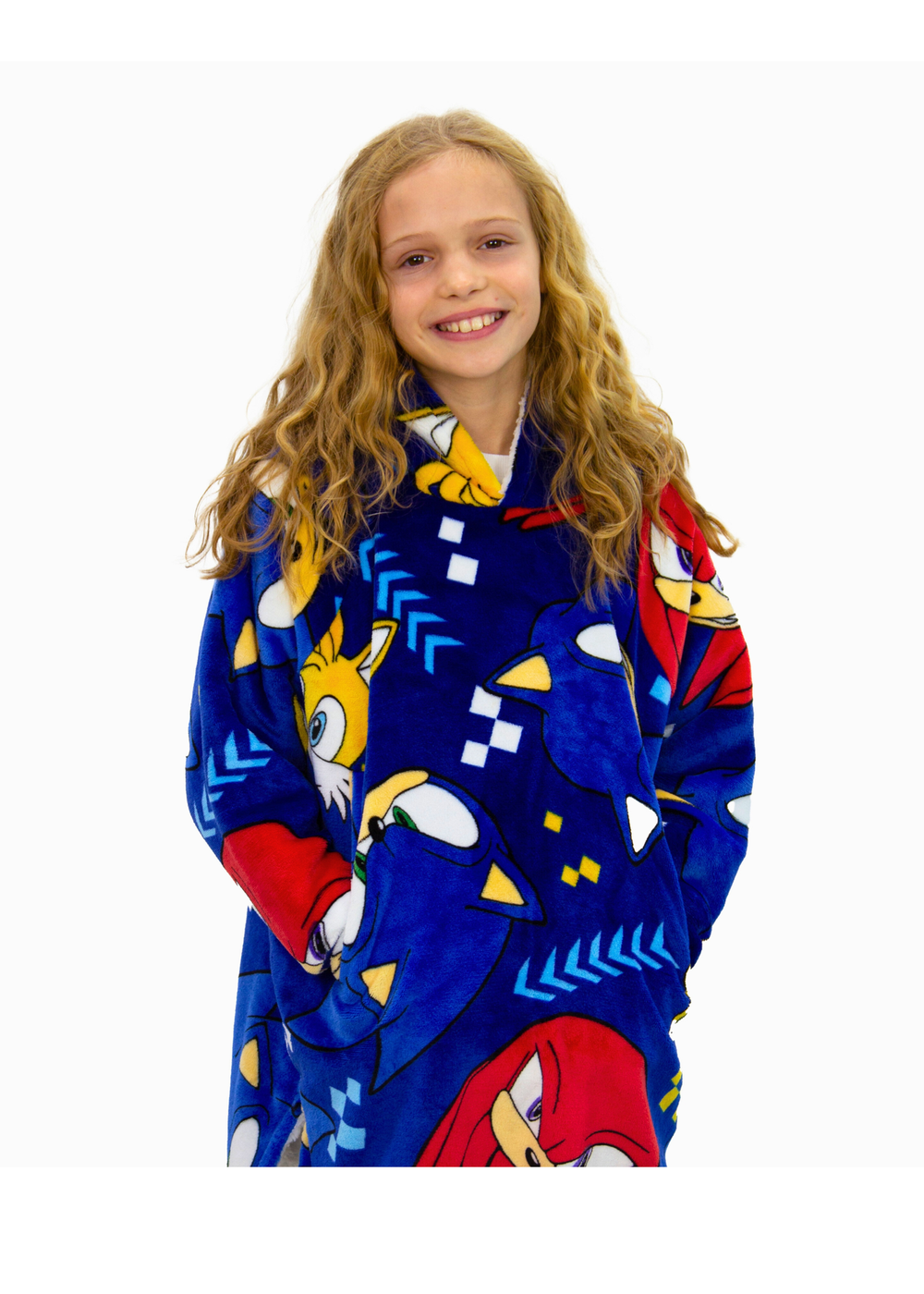 HUGZEE Sonic Bounce Hooded Wearable Throw - Medium Image 1