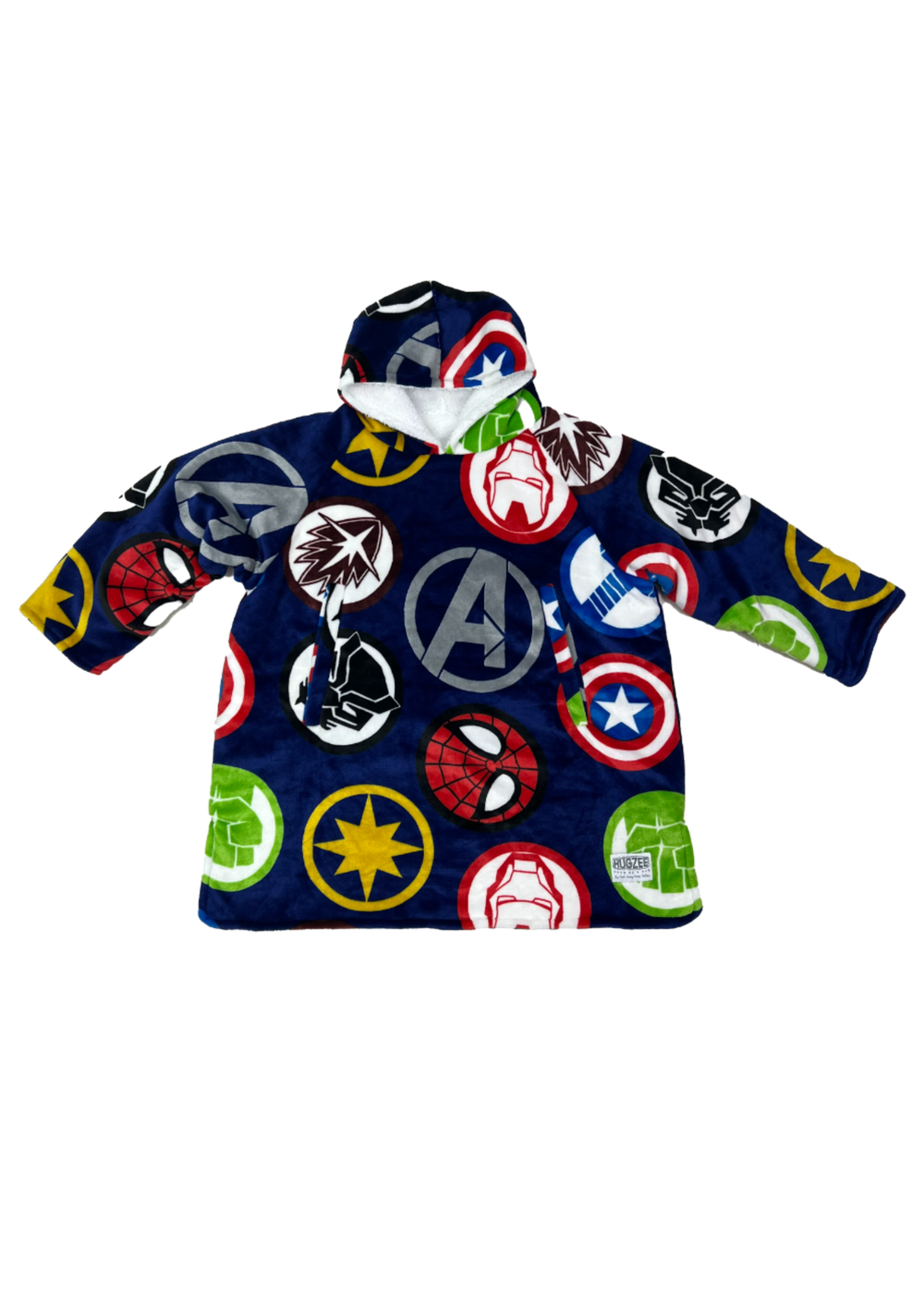 HUGZEE Marvel Comics Polkadot Hooded Fleece Throw - Medium Image 3