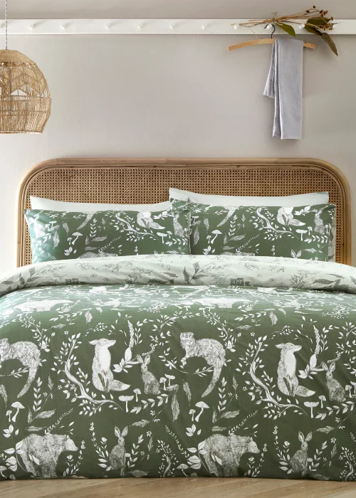 furn. Buckthorn Woodland Duvet Cover Set - Single Image 1