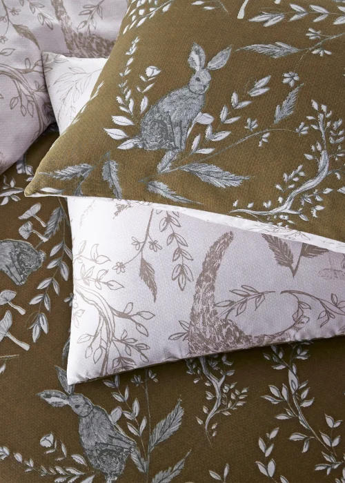 furn. Buckthorn Woodland Duvet Cover Set Amber - Single Image 3
