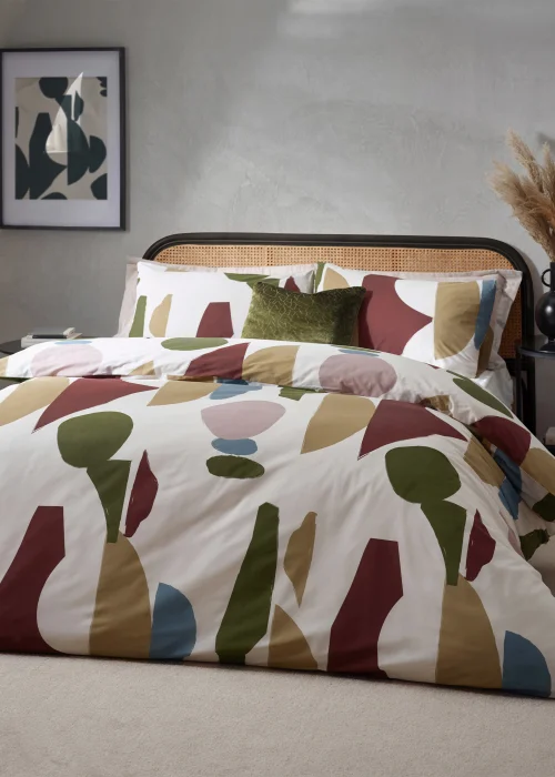 Hoem Meta Abstract Cotton Rich Duvet Cover Set - Single Image 2