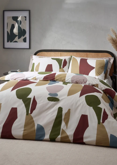 Hoem Meta Abstract Cotton Rich Duvet Cover Set - Single Image 1