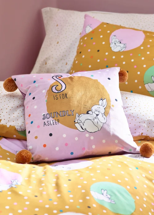 Peter Rabbit™ Dotty Spotted Duvet Cover Set Ochre - Toddler Image 5