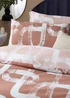 Hoem Tuba Abstract Cotton Rich Duvet Cover Set Pink - Single Image 3