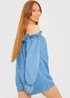 In The Style Blue Denim Playsuit - 22 Image 5