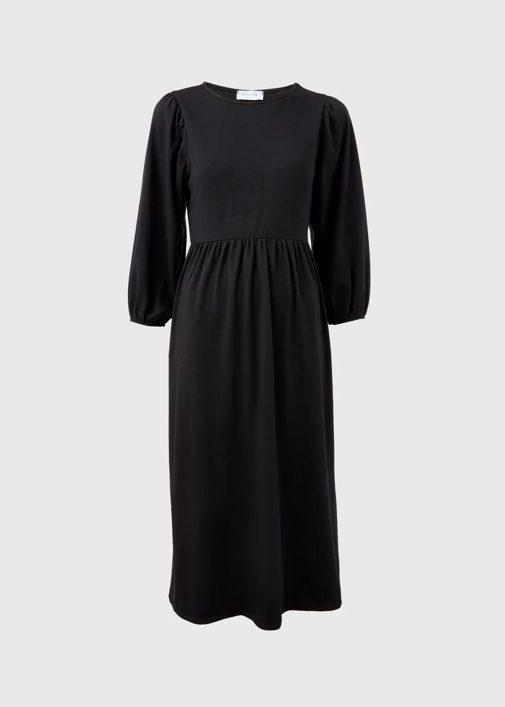 Black Smock Midi Dress - 8 Image 1
