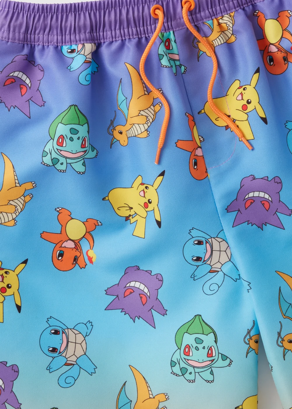 Pokemon Kids Blue Ombre Swimshort (5-12yrs) - 5-6 Yrs Image 2