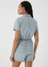 Lightwash Blue Denim Playsuit - 8 Image 2