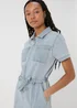 Lightwash Blue Denim Playsuit - 8 Image 3