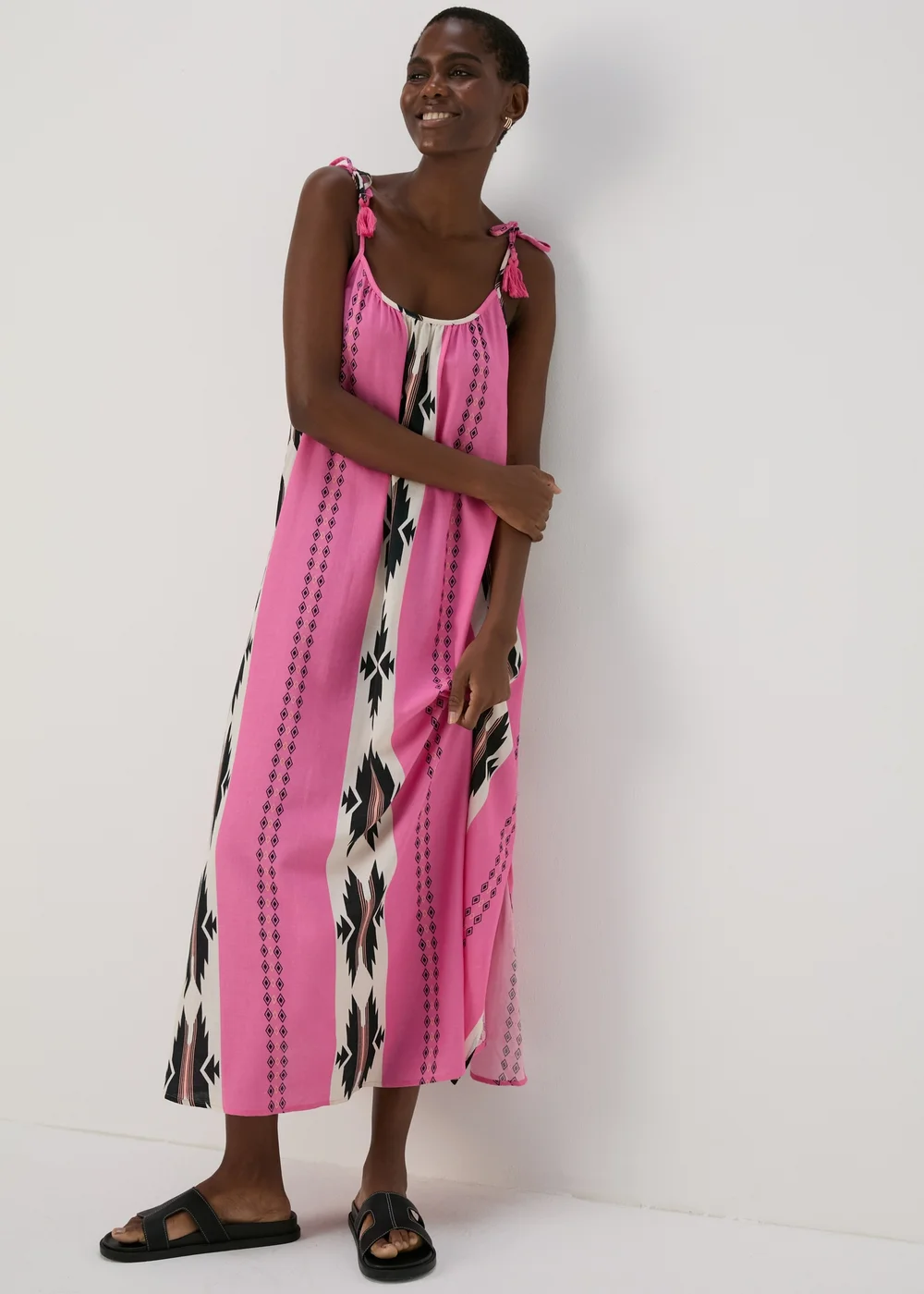 Papaya Petite Pink Cami Maxi Dress - 6 Image 1