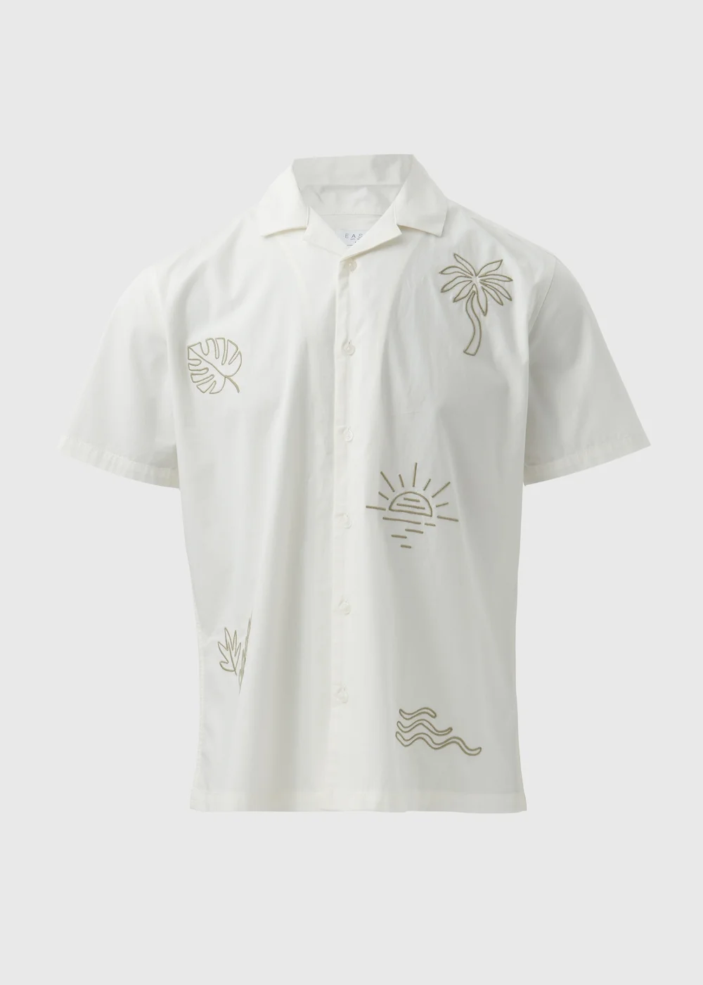 Ecru Embroidered Shirt - S Image 5