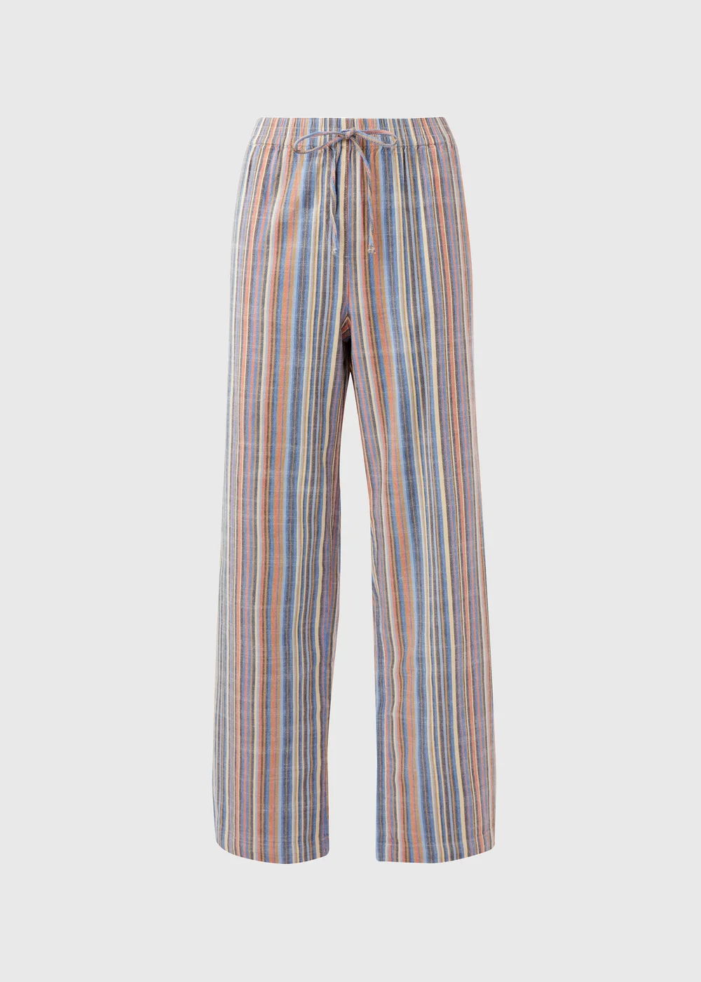Multicolour Yard Dye Stripe Co Ord Wide Leg Trousers - 8 Image 5