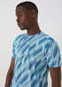 Souluxe Bright Blue Print T-Shirt - XS Image 3
