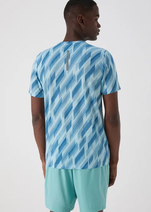 Souluxe Bright Blue Print T-Shirt - XS Image 2