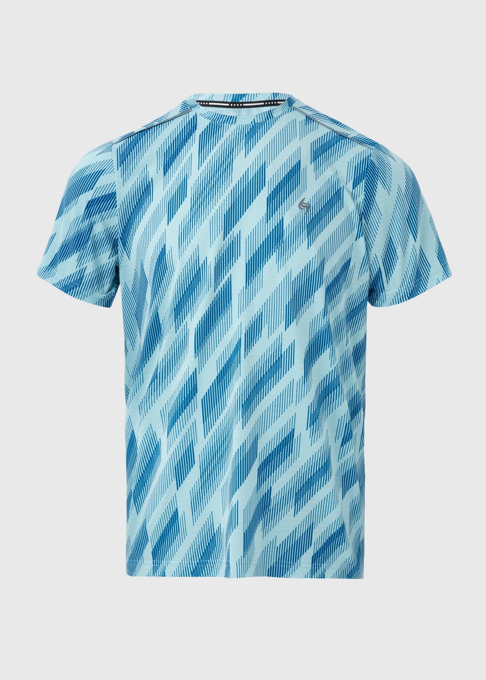 Souluxe Bright Blue Print T-Shirt - XS Image 5