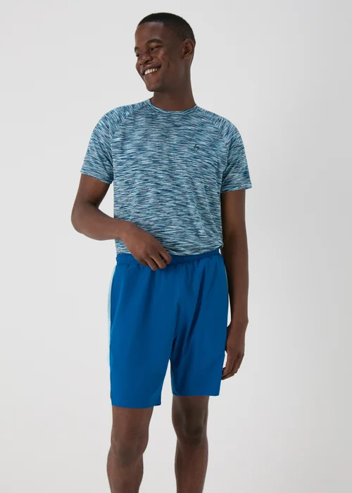 Souluxe Bright Blue Plain Shorts - XS Image 4