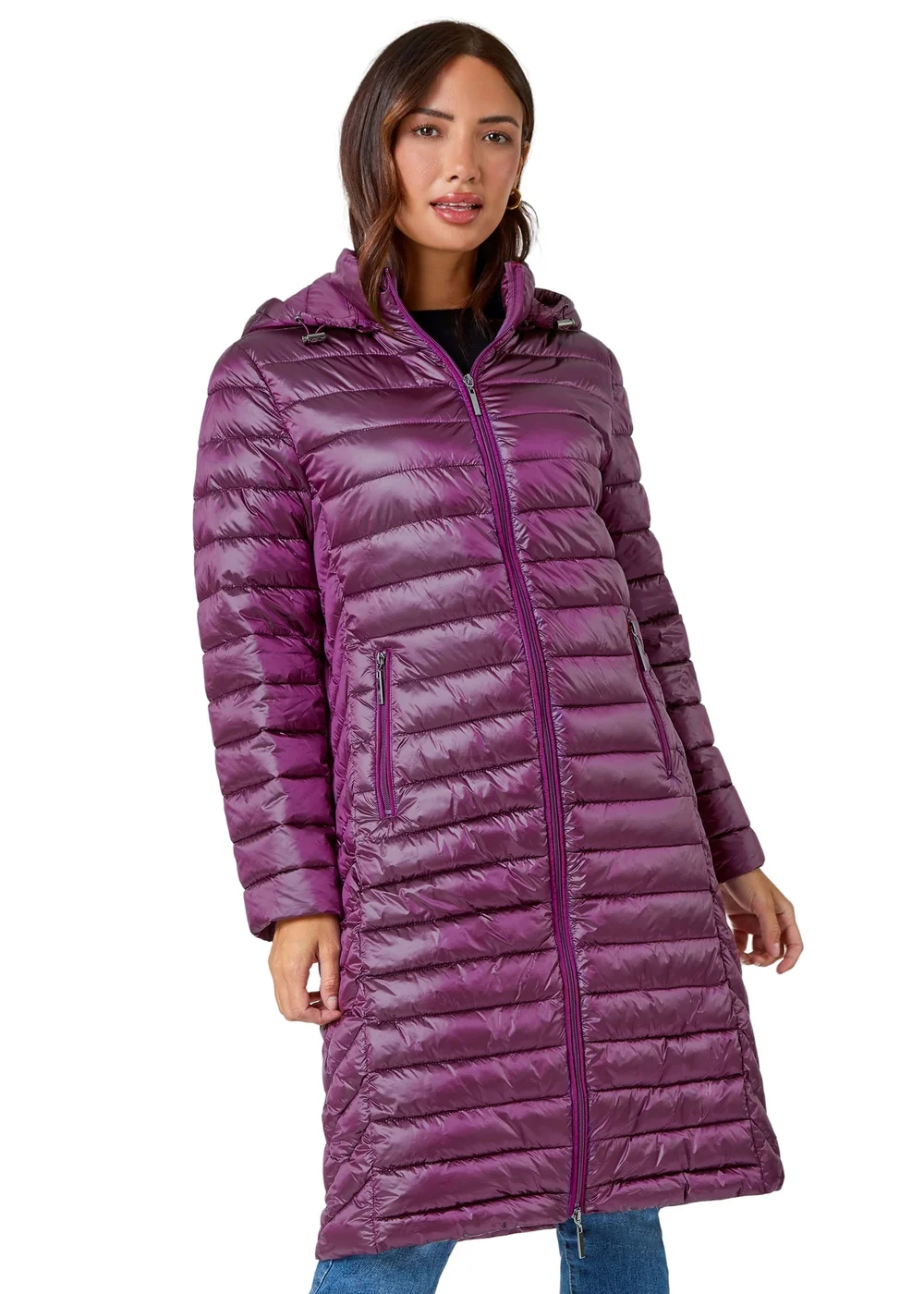 Roman Purple Long Pad Light Coat - 18 Image 1