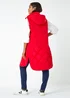 Roman Red Diamond Quilted Longline Gilet - 18 Image 4