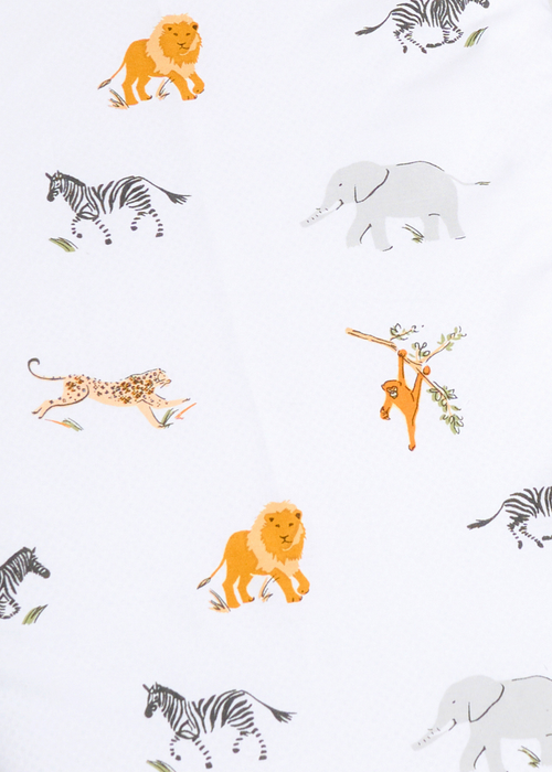 Clair de Lune Jungle Dream 2 Pack Moses Basket Sheets - One Size Image 2