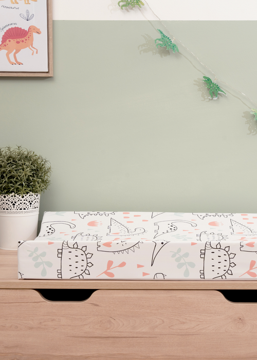 Clair de Lune Dino Changing Mat Anti-Roll Wedge - Newborn Image 2