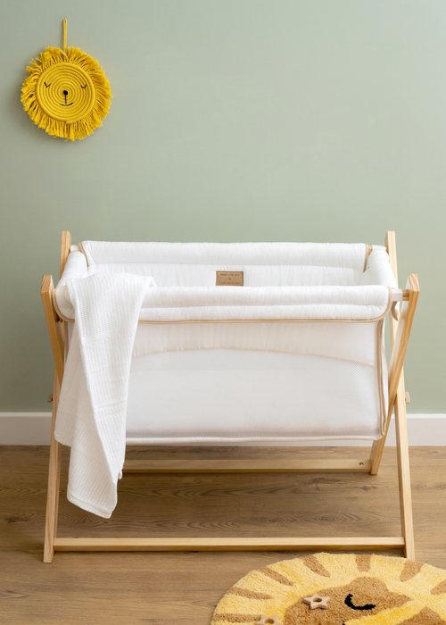 Clair de Lune Organic Folding Crib - Newborn Image 2