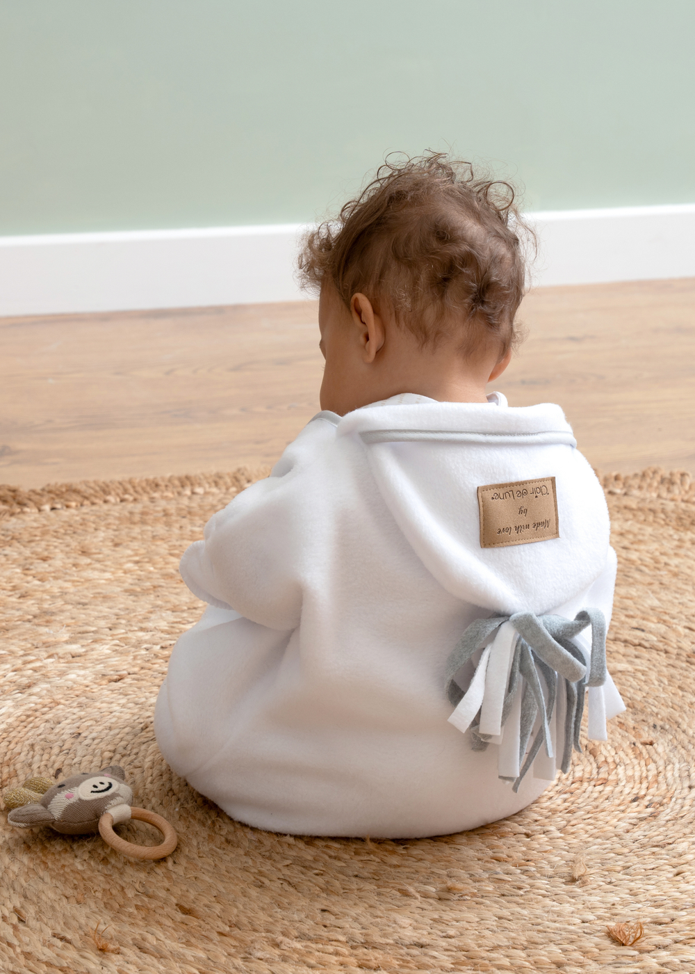 Clair de Lune Star Fleece Wrap Blanket 0-6 Months - Newborn Image 2