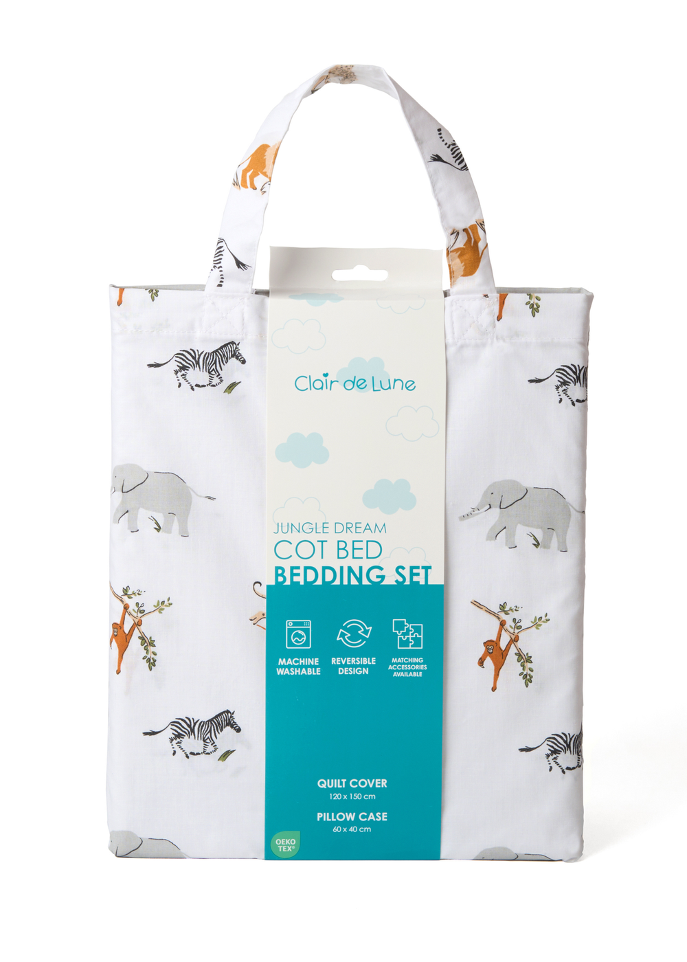 Clair de Lune Jungle Dream Cot Bed Set - No Size Image 4