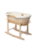 Clair de Lune Organic Wicker Moses Basket - With Stand - Newborn Image 1