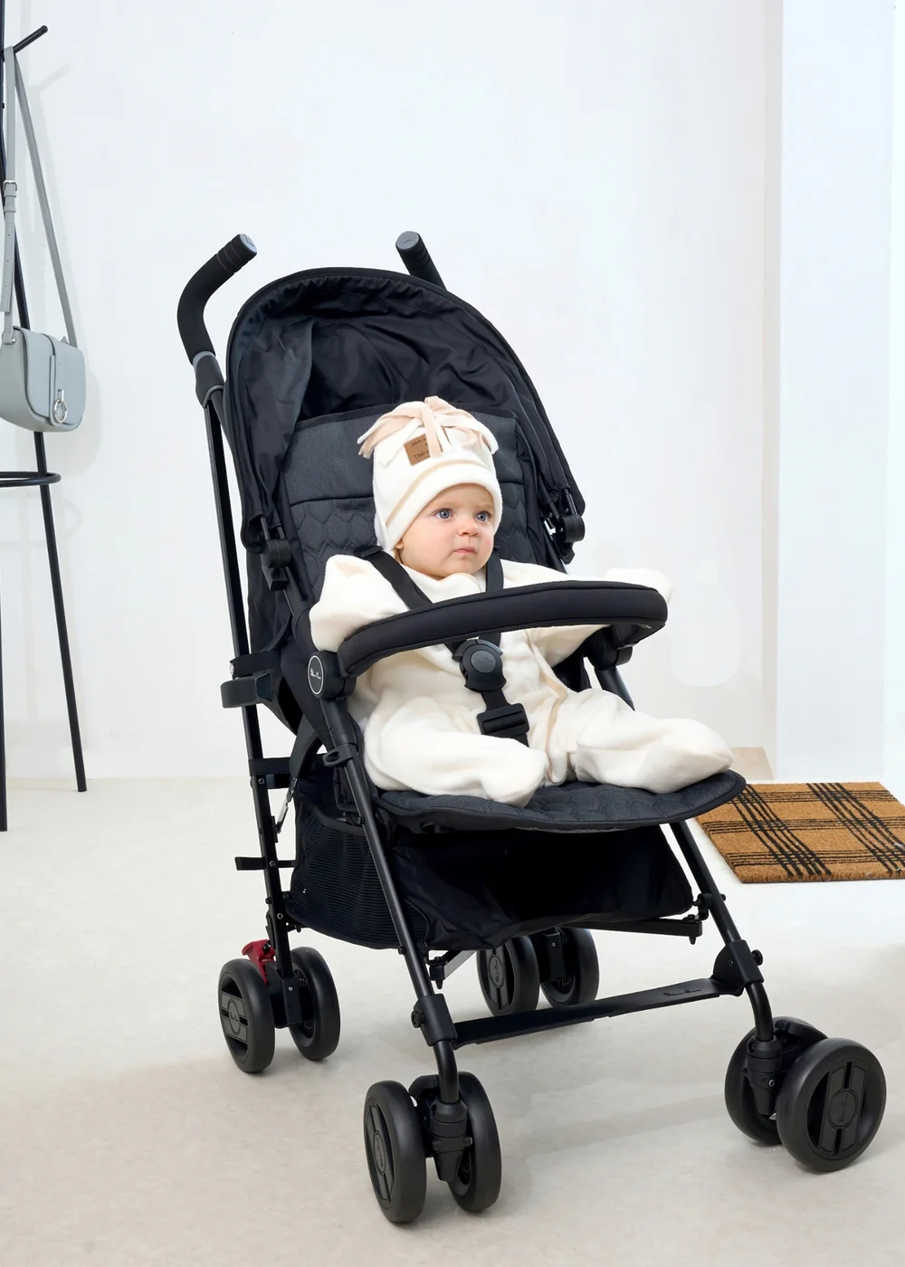 Clair de Lune Star Fleece Wrap Blanket 6-12 Months - 6-12 months Image 1