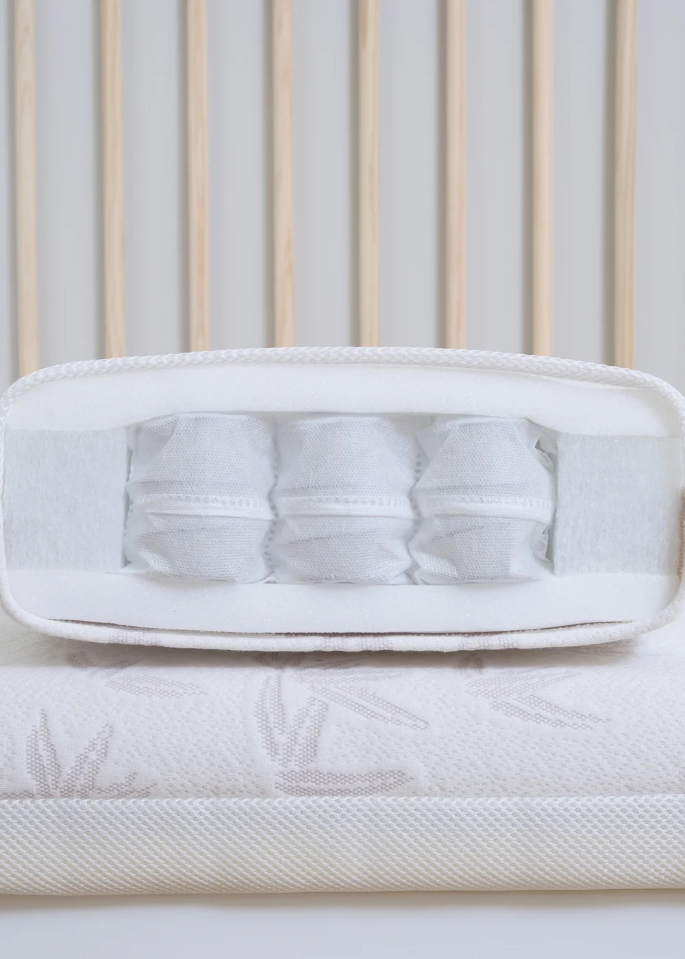 Clair de Lune 3D Mesh Reversible Pocket Sprung Foam Cot Bed Mattress - 140 x 70 cm - 70 X 140 Image 3