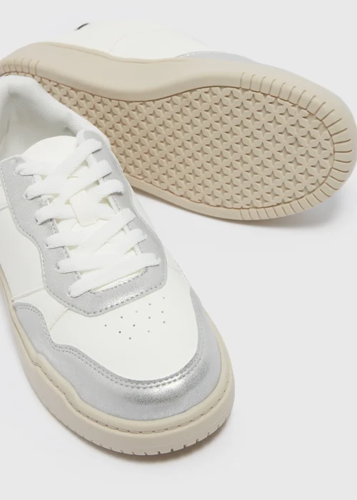 Silver Court Trainers - Size 3 Image 2