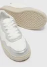 Silver Court Trainers - Size 3 Image 2