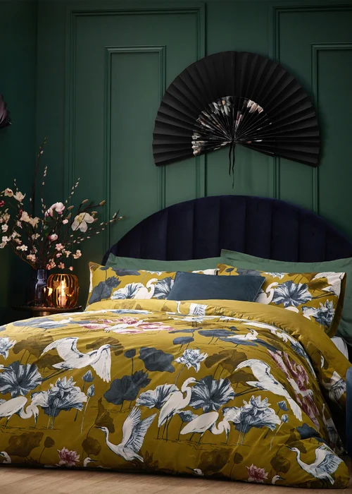 Wylder Tropics Kushiro Exotic Birds Duvet Cover Set - Single Image 1