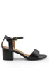 Where's That From Black Pu Adrianna Strappy Block Heels - Size 7 Image 1