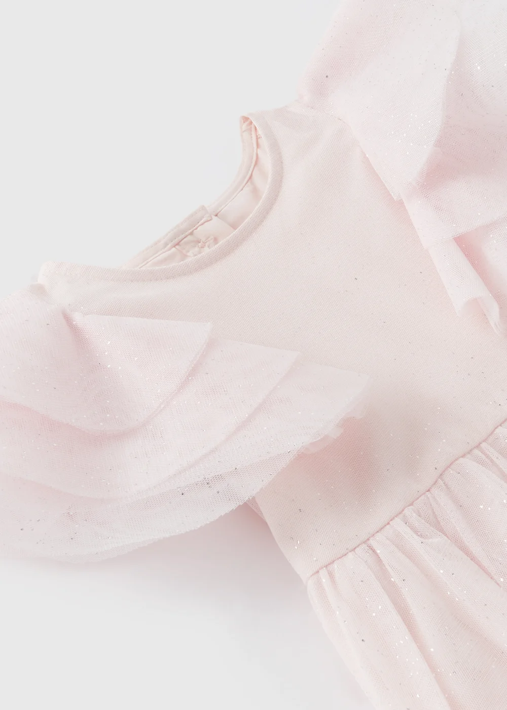 Girls Light Pink Glitter Dress (1-7yrs) - 1-1.5 Yrs Image 2