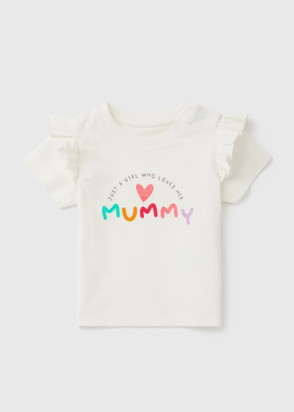 Baby Cream Mummy T-Shirt (Newborn-23mths) - 0-3 months Image 1