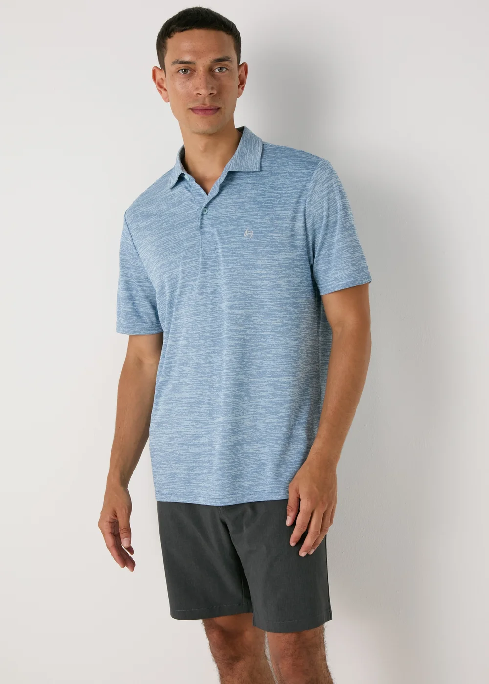 Souluxe Light Blue Polo Shirt - S Image 3