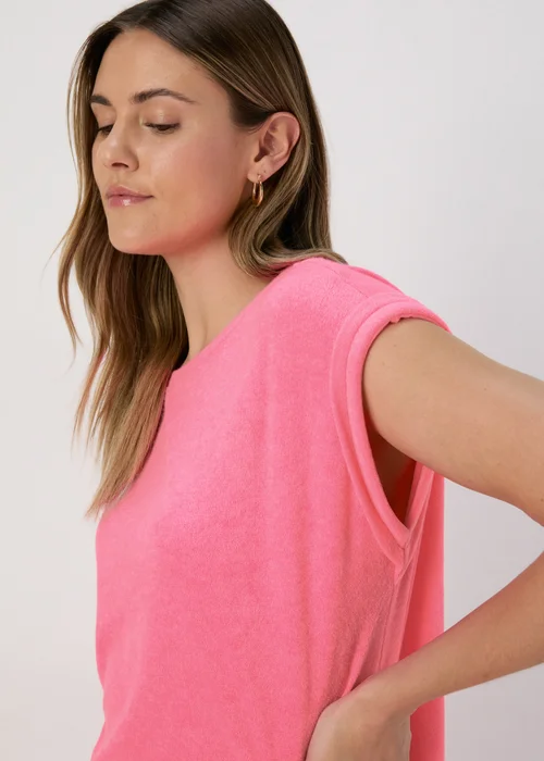 Towelling Top Pink - 8 Image 3