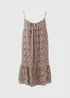 Brown Leopard Print Viscose Mini Cami Dress - 8 Image 5