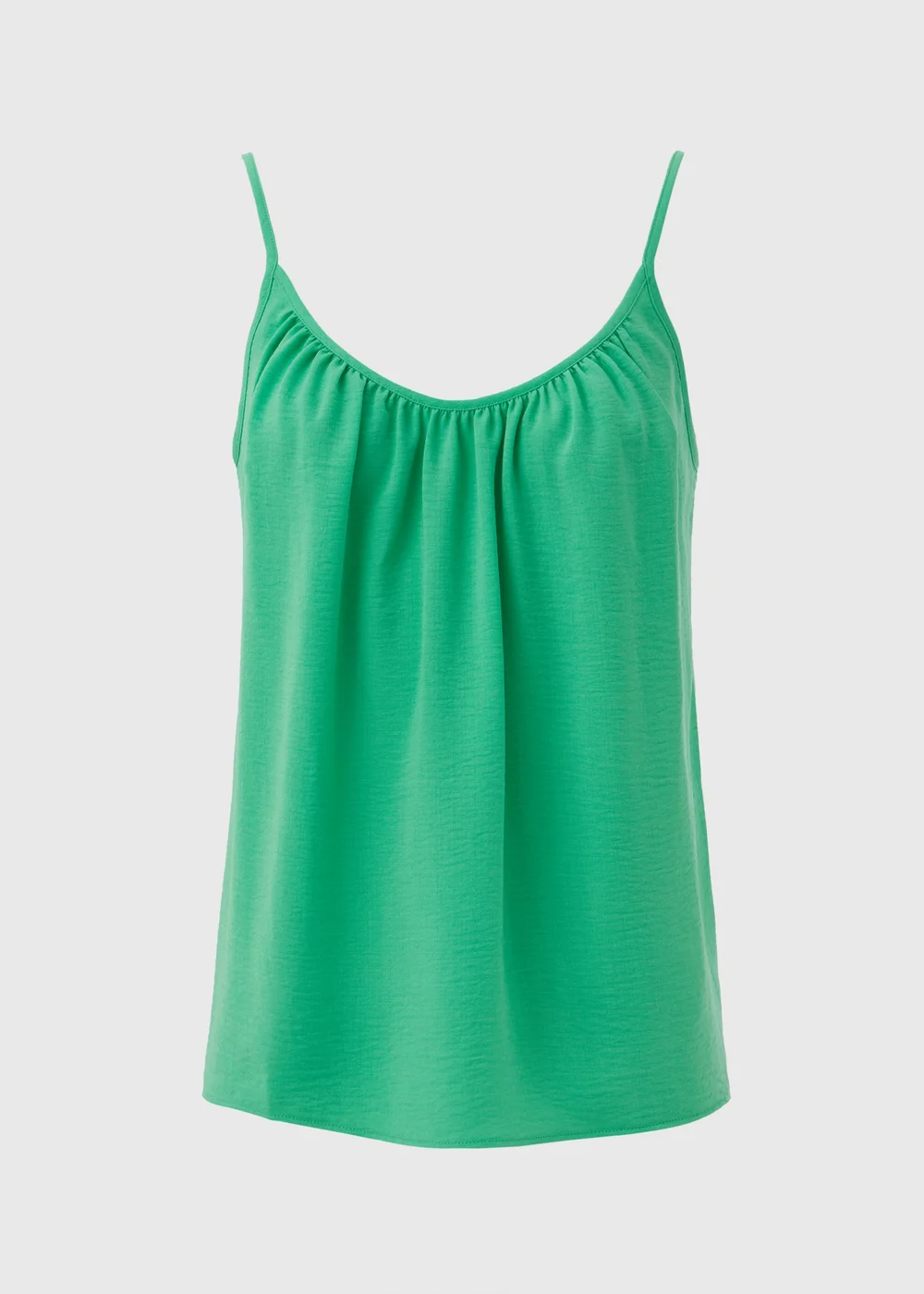 Green Solid Cami Top - 8 Image 5