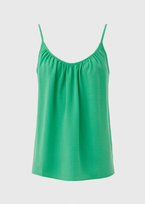 Green Solid Cami Top - 8 Image 5