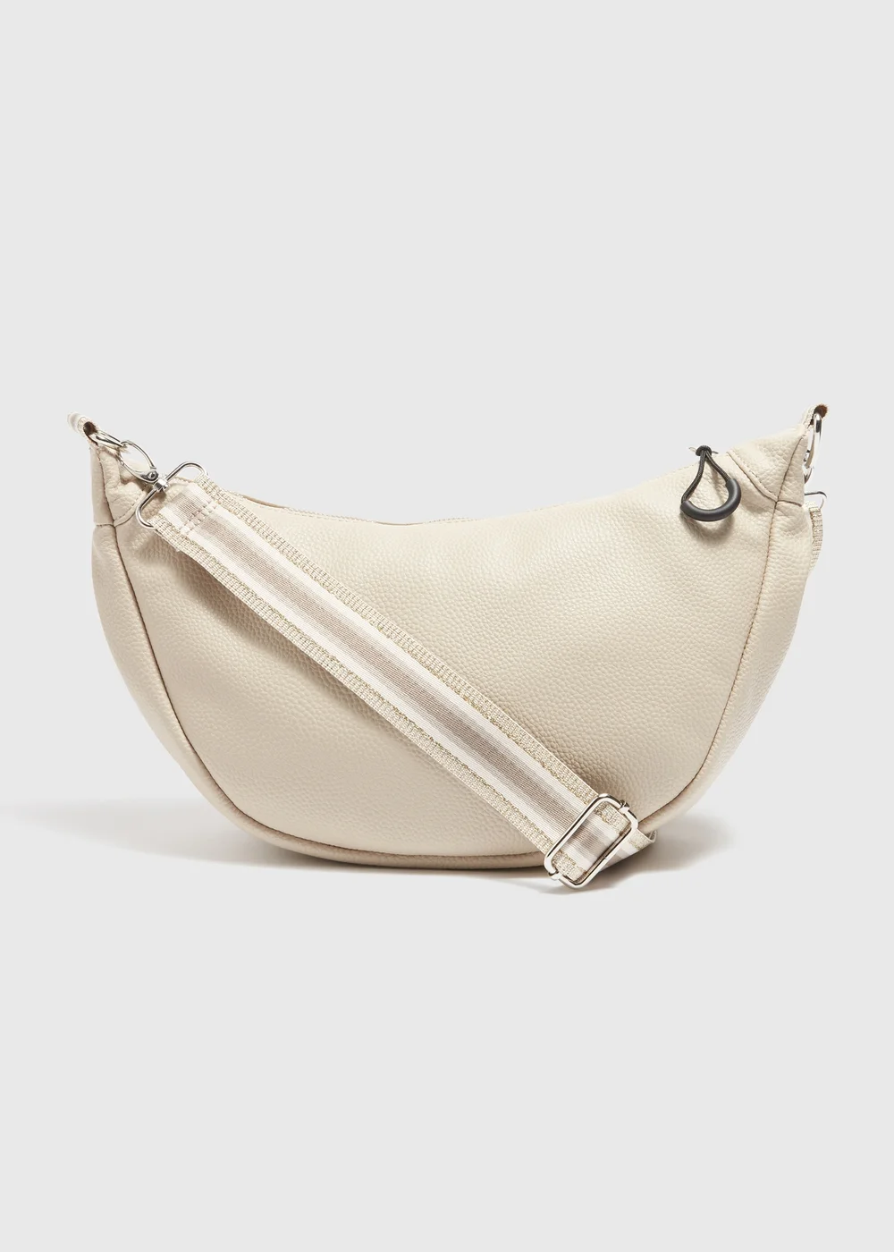 Stone PU Moon Bag - One Size Image 3