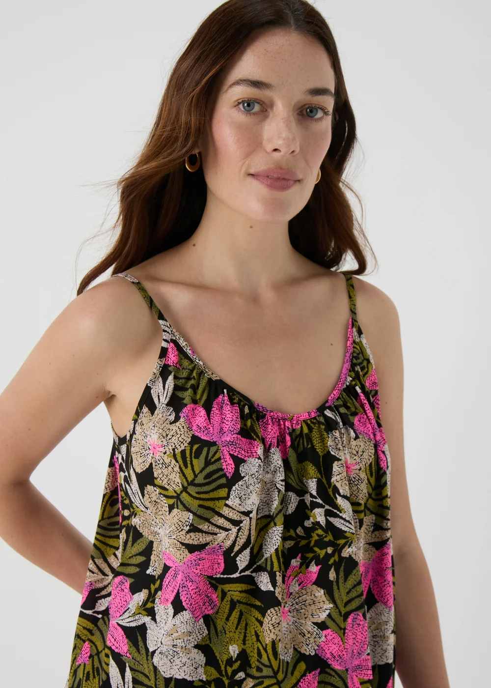 Multicolour Floral Cami Top - 8 Image 3