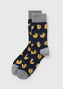 Navy Duck Socks - Sizes 6 - 8.5 Image 1